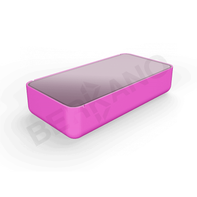 Стол Grace средний со стеклом Royal Purple