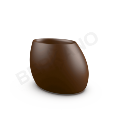 Кашпо Bend 80 Brown