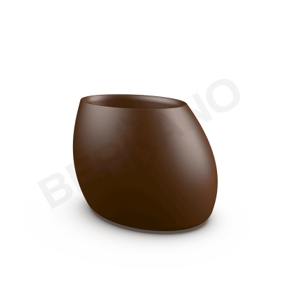 Кашпо Bend 80 Brown