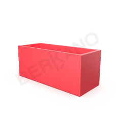 Кашпо Cubric 120*50 Chili Red Кашпо Cubric 120*50 Chili Red