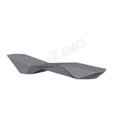 Шезлонг Quaro без подушек Concrete Gray Шезлонг Quaro без подушек Concrete Gray