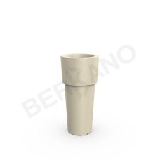 Кашпо Ray 80 Bone Brown