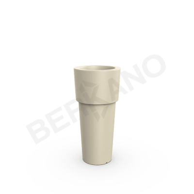 Кашпо Ray 80 Bone Brown