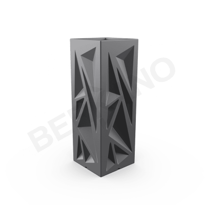 Кашпо Icelandic Vertical DB Graphite