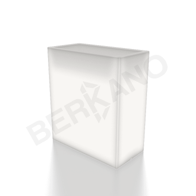 Кашпо Cubric 90*80 DB Snow White Light