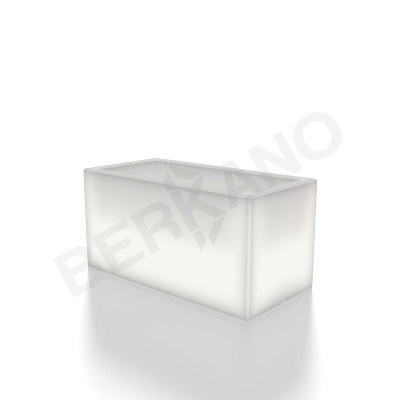 Кашпо Cubric 40*100 DB Snow White Light