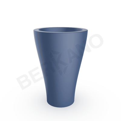 Кашпо Vetro 100 Wave Blue