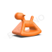 Собака-качалка Skippy 40 Orange