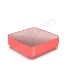 Стол Grace с стеклом Chili Red