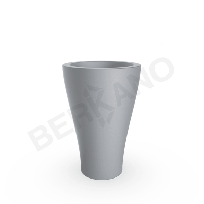 Кашпо Vetro 80 Concrete Gray