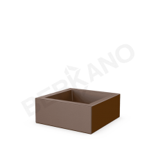 Кашпо Quarter 20 DB Brown