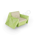 Кресло Quaro с подушками Spring Green / Bone Brown