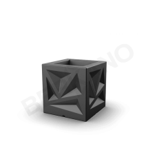 Кашпо Icelandic Cube DB Coal Black Кашпо Icelandic Cube DB Coal Black
