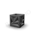 Кашпо Icelandic Cube DB Coal Black