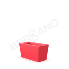 Кашпо Trapezio 42H DB Chili Red