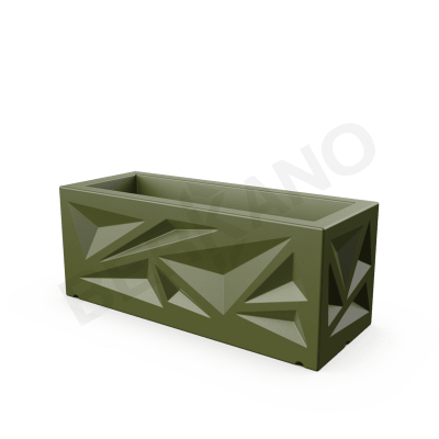 Кашпо Icelandic Horizontal DB Olive Green