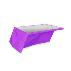 Стол Quaro со стеклом Deep Violet Стол Quaro со стеклом Deep Violet