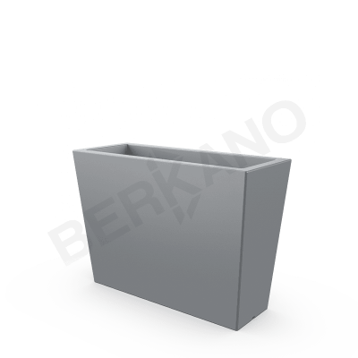 Кашпо Trapezio 70H DB Concrete Gray