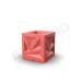 Кашпо Icelandic Cube DB Chili Red Кашпо Icelandic Cube DB Chili Red
