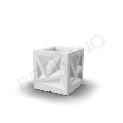 Кашпо Icelandic Cube DB Snow White