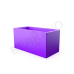 Кашпо Cubric 80*40 Deep Violet Кашпо Cubric 80*40 Deep Violet