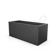 Кашпо Cubric 120*50 Coal Black