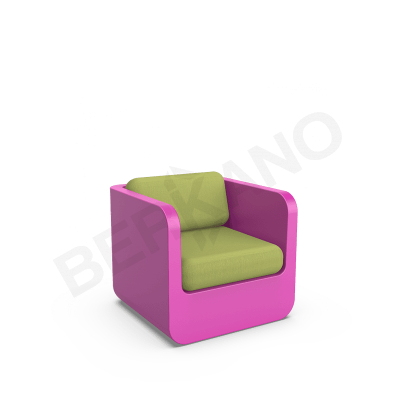 Кресло Grace с подушками Royal Purple / Green