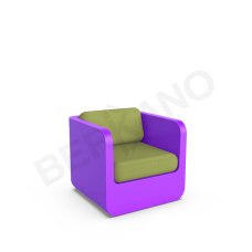 Кресло Grace с подушками Deep Violet / Green Кресло Grace с подушками Deep Violet / Green