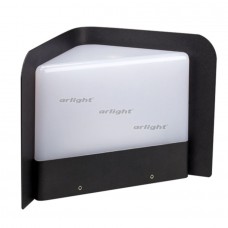 Уличный настенный светильник LGD-Wall-Delta-1B-12W Warm White (IP54 Металл) 019779
