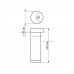Наземный светильник LGD-Path-Round90-H250B-7W Warm White (IP54 Металл) 020347