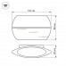 Архитектурная подсветка SP-Wall-140WH-Vase-6W Warm White (IP54 Металл) 020800