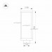 Наземный светильник LGD-Path-Cub-H900B-12W Warm White (IP54 Металл) 021805