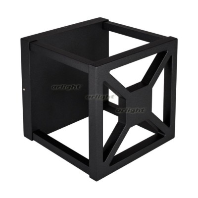 Уличный настенный светильник LGD-Wall-Cub-4B-12W Warm White (IP54 Металл) 021812