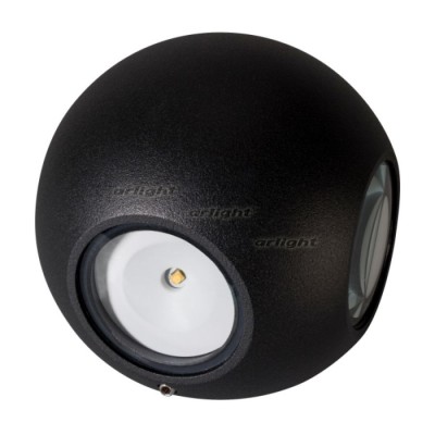 Архитектурная подсветка LGD-Wall-Orb-4B-8W Warm White (IP54 Металл) 021818
