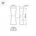 Архитектурная подсветка LGD-Wall-Tub-J2B-12W Warm White (IP54 Металл) 021934