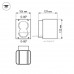 Архитектурная подсветка LGD-Wall-Vario-J2R-12W Warm White (IP54 Металл) 022002