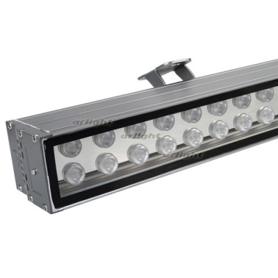 Светодиодный прожектор AR-LINE-1000XL-54W-24V RGB (Grey, 30 deg, DMX512) (Закрытый) 023638