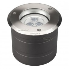 Встраиваемый светильник уличный ART-GROUND-COLOR-TURN-R115-9W RGB (SL, 25 deg, 24V) (IP67 Металл) 024961