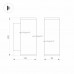 Архитектурная подсветка LGD-FORMA-WALL-TWIN-R90-2x12W Warm3000 (GR, 44 deg, 230V) (IP54 Металл) 029970