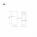 Наземный светильник LGD-MARK-BOLL-H250-7W Warm3000 (GR, 60 deg, 230V) (IP54 Металл) 029975
