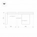 Архитектурная подсветка LGD-TENT-WALL-9W Warm3000 (GR, 110 deg, 230V) (IP65 Металл) 029977