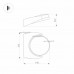 Архитектурная подсветка LGD-EYE-WALL-6W Warm3000 (GR, 117 deg, 230V) (IP54 Металл) 029979