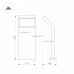 Наземный светильник LGD-ECRAN-BOLL-H500-9W Warm3000 (GR, 108 deg, 230V) (IP65 Металл) 029991