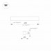 Потолочный светильник SNAP-STARLINE-LASER-S600-13W Warm3000 (WH-BK, 80 deg, 48V) (IP40 Металл) 031570