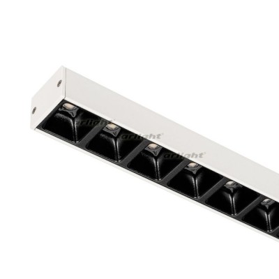 Потолочный светильник SNAP-STARLINE-LASER-S1200-26W Warm3000 (WH-BK, 80 deg, 48V) (IP40 Металл) 031573