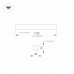 Потолочный светильник SNAP-STARLINE-LASER-S1200-26W Warm3000 (WH-WH, 80 deg, 48V) (IP40 Металл) 031574