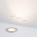 Встраиваемый светильник уличный LTD-GROUND-TILT-R80-9W Day4000 (SL, 60 deg, 230V) (IP67 Металл) 032213