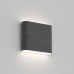 Светильник SP-WALL-FLAT-S110x90-2x3W Day4000 (GR, 120 deg, 230V) (IP54 Металл) 032411