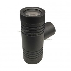 Светильник KT-RAY-WALL-TWIN-R46-2x3W Day4000 (GR, 24 deg, 24V) (IP65 Металл) 034136