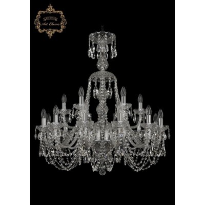 Хрустальная подвесная люстра 11.11.12+6.300.XL-94.Cr.Sp